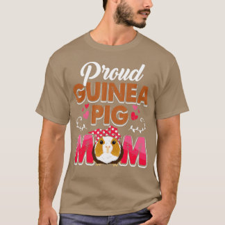 T-shirt Drôle Guinée porc cadeau Fier Guinée porc maman -