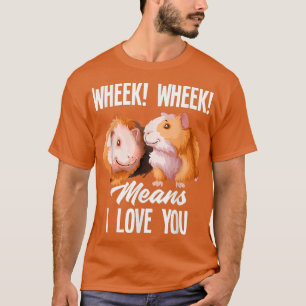 T-shirt Drôle Guinéen Adulte de porc Guinéen Propriétaire 