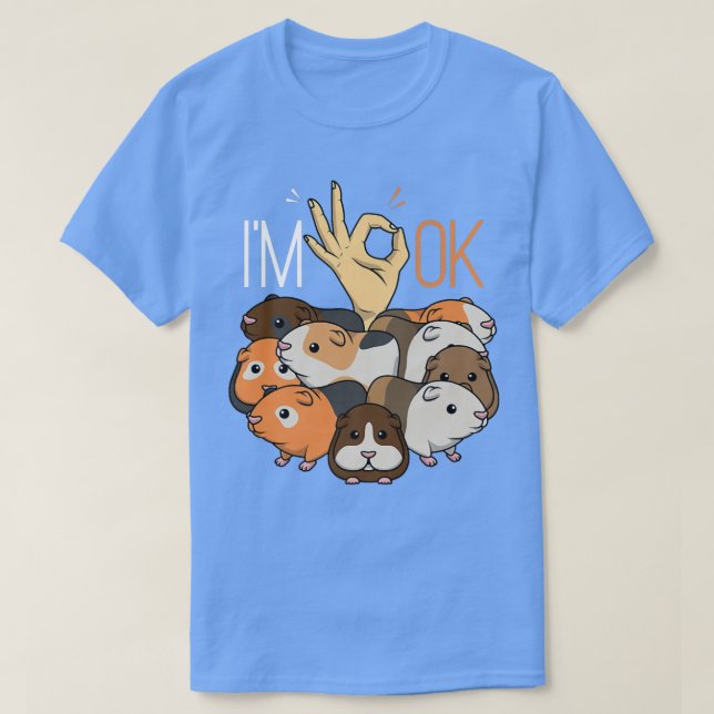 T-shirt Drôle Guinéen Cochon de Cochon Femme Enfants Homme (Design devant)