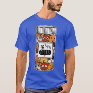 T-shirt Drôle Guinéen Cochon Happy Meds Femmes Enfants Hom