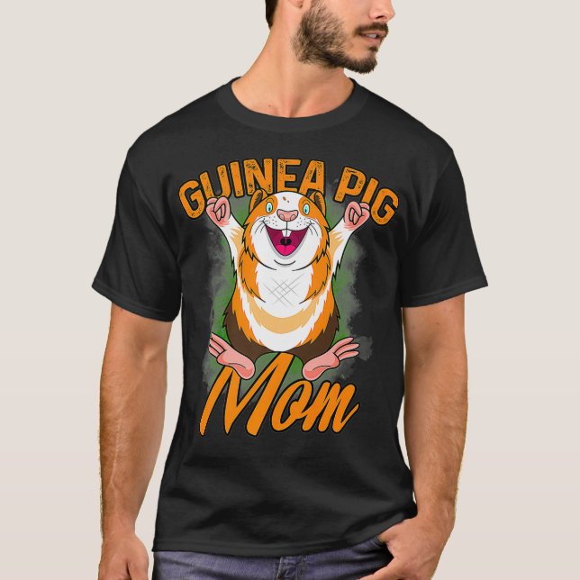 T-shirt Drôle Guinéen Cochon Lover Cadeau Femme Mens Premi (Devant)