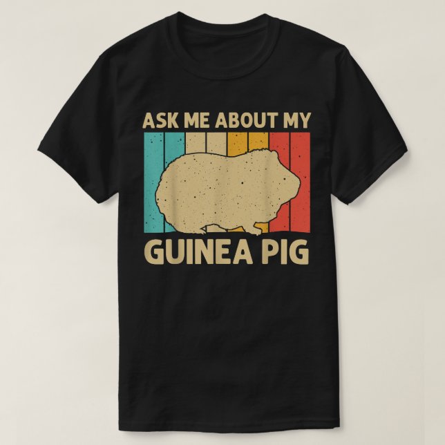 T-shirt Drôle Guinéen Cochon Pour Hommes Femmes Pomme De T (Design devant)