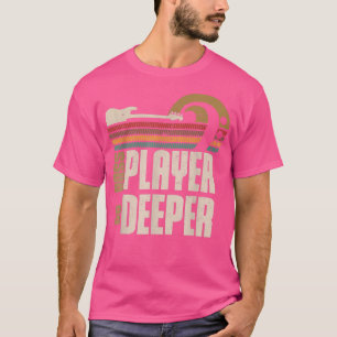 T-shirt Drôle Guitare Basse Joueurs Basse Guitare Baid Vin