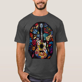 T-shirt Drôle Guitare Cadeau Rétro Musique Vintage Guitare