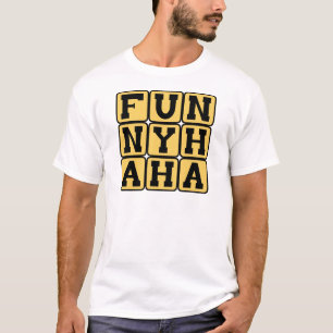 T-shirt Drôle Haha, Comédie Or