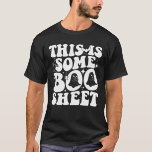 T-shirt Drôle Halloween Boo Ghost Costume Ceci est Un Boo