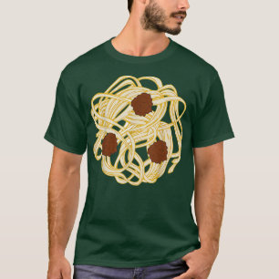 T-shirt Drôle Halloween Costume Nourriture Spaghetti Meatb