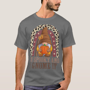 T-shirt Drôle Halloween Gnome Je suis Éffrayant et je Gnom