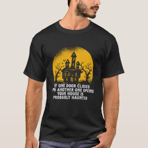 T-shirt Drôle Halloween Haunted House Citation Inspiratio