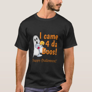 T-shirt Drôle Halloween Je Suis Venu 4 da Boos Drunk Ghost