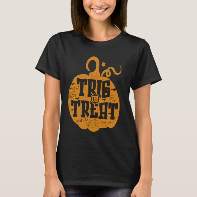 T-shirt Drôle Halloween Math Enseignant Collège étudiant T (Devant)