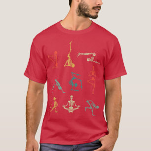 T-shirt Drôle Halloween partie méditant Fan effrayant Yoga
