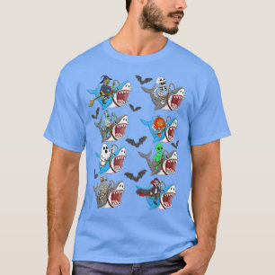 T-shirt Drôle Halloween Skeleton Zombie Vampire maman Ridi