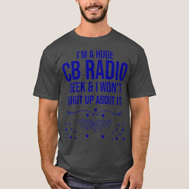 T-shirt Drôle Ham Radio Cadeau - Je suis un grand Geek rad (Devant)