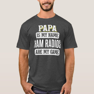 T-shirt Drôle Ham Radios Cadeau pour Papa Fête des pères C