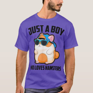 T-shirt Drôle Hamster Cadeau Pour Enfants Et Garçons Cool