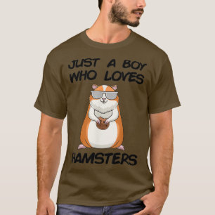 T-shirt Drôle Hamster Cadeau Pour Enfants Et Garçons Cool 