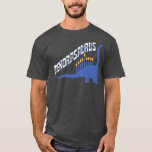 T-shirt Drôle Hanukkah Menorasaurus Brachiosaurus & Menora<br><div class="desc">Drôle Hanukkah Menorasaurus Brachiosaurus & bougies de la Menorah</div>