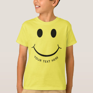 T-shirt Drôle Happy Face Ajoutez votre propre lumière de t