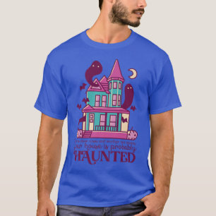 T-shirt Drôle Haunted House Citation Horreur Film Hallowee