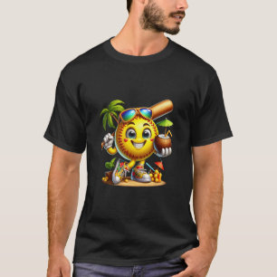 T-shirt Drôle Hawaii Softll Ll Hawaïen Tropical Été Va