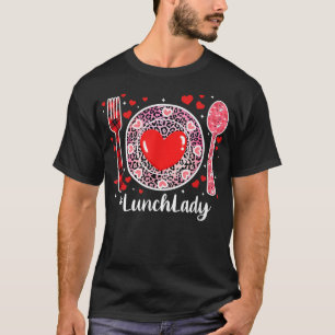T-shirt Drôle Heureuse Sainte-Valentin Déjeuner Lady Femme