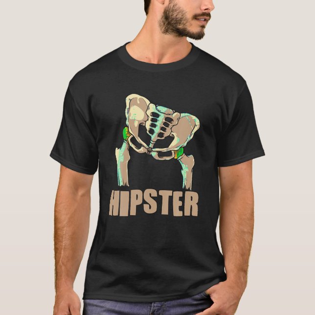 T-shirt Drôle Hipster Cool Hip Remplacement Chirurgie cade (Devant)