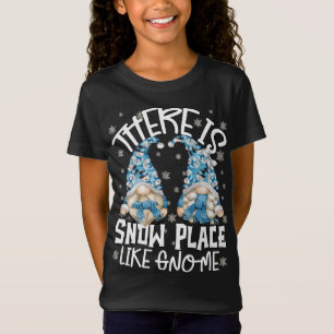 T-Shirt Drôle hiver Saying Snowball Flocon de neige Gnome