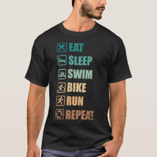 T-shirt Drôle Hobby Triathlète Cadeau Sports Triathlon