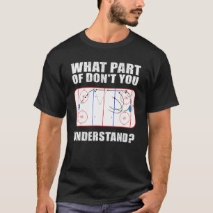 T-shirt Drôle Hockey Sur Glace Designs Pour Hommes Femmes 