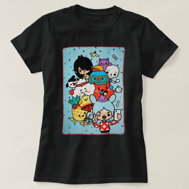 T-shirt Drôle Homme Et Développement D'Application Toca Bo (Design devant)