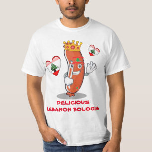 T-shirt Drôle Humour libanais Liban Bologne