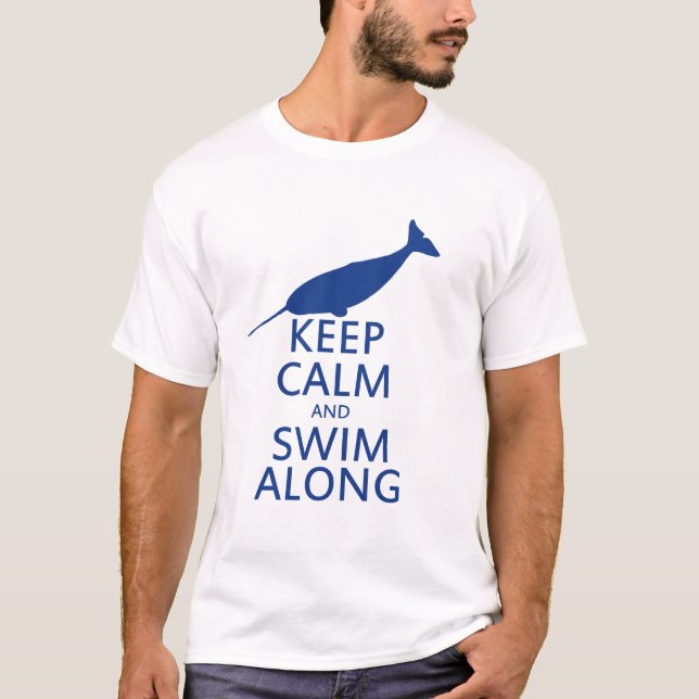 T-shirt Drôle Humour Narwhal (Devant)
