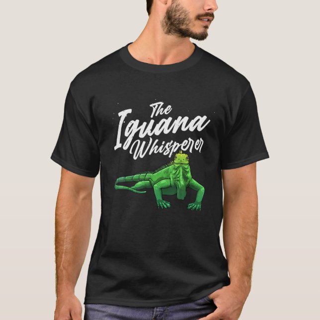 T-shirt Drôle Iguana Design Pour Hommes Femmes Reptile Lov (Devant)