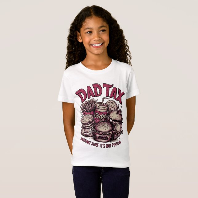 T-Shirt Drôle impôt papa (Devant entier)