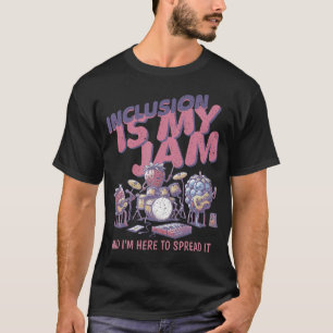 T-shirt Drôle Inclusion Rétro Est Ma Tasse Neurodivergent