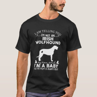 T-shirt Drôle Irlandais Wolfhound Amoureux de les chiens C