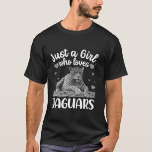 T-shirt Drôle Jaguar Art Pour Filles Femmes Enfants Grand
