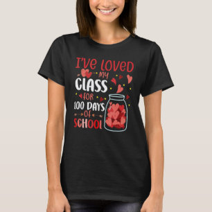 T-shirt Drôle J'ai Aimé Ma Classe Pendant 100 Jours Femme