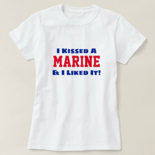 T-shirt Drôle "J'Ai Baisé Un Marine Et Je L'Ai Apprécié !"