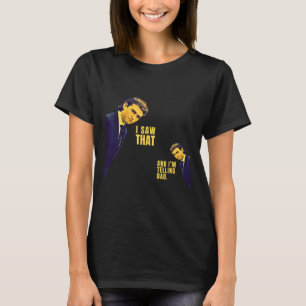 T-shirt Drôle j'ai vu ce mème Jésus Rron et je le dis à D