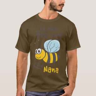 T-shirt Drôle, J'Aime Être Appelé Nana Grand-mère Bee Desi