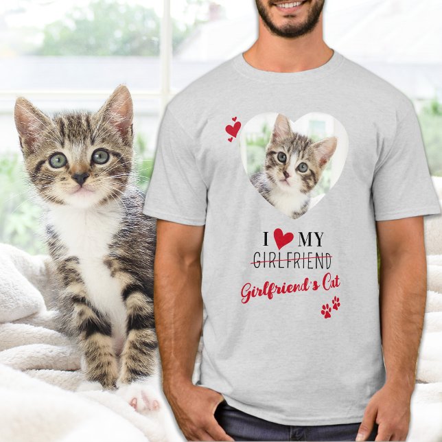 T-shirt Drôle J'Aime Mes Filles Amis Chat Personnalisé Coe (Créateur téléchargé)