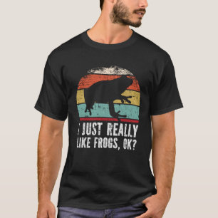 T-shirt Drôle J'Aime Vraiment Les Grenouilles D'Accord ?