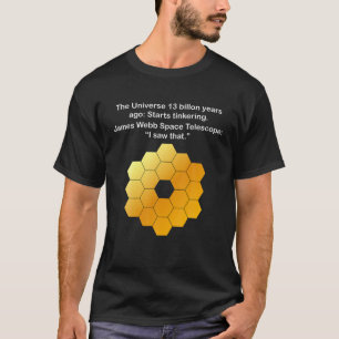T-shirt Drôle James Webb Space Telescope Article Pour Homm