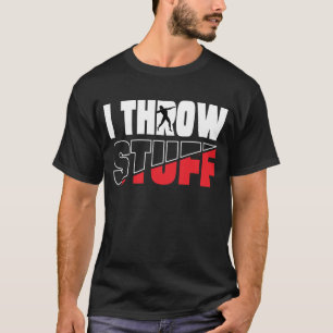 T-shirt Drôle Je Jette Des Stups, Tiré Mettre Athlète Jete