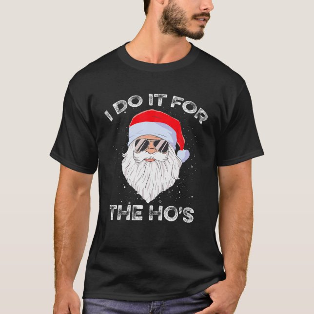 T-shirt Drôle je le fais pour le Noël du héros (Devant)