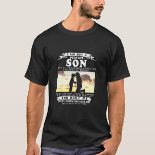 T-shirt Drôle Je Ne Suis Pas Un Fils Parfait Mais Ma Maman