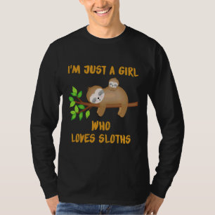 T-shirt Drôle Je Ne Suis Qu'Une Fille Qui Aime Les Fentes