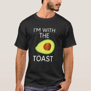 T-shirt Drôle Je Suis Avec Le Toast Toast Halloween Hipste